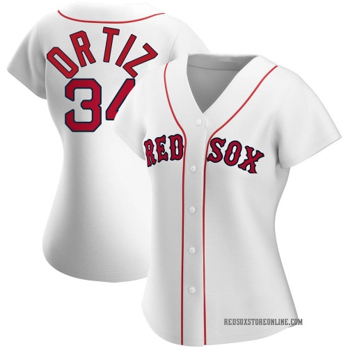 david ortiz white jersey